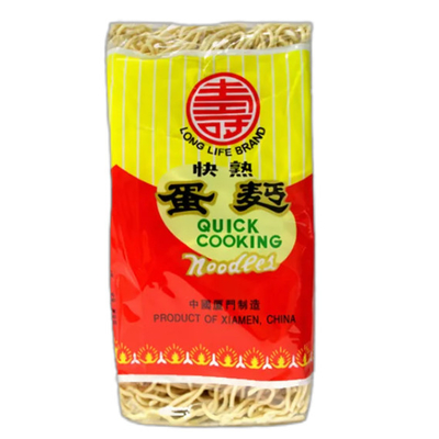 400g บะหมี่ไข่ปรุงด่วนแห้งไม่ทอดทันทีฮาลาล