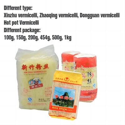 Zhaoqing / Xinzhu 500g บะหมี่แห้งแบบเส้นก๋วยเตี๋ยวทำอาหารด่วน