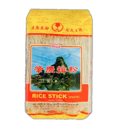Zhaoqing / Xinzhu 500g บะหมี่แห้งแบบเส้นก๋วยเตี๋ยวทำอาหารด่วน