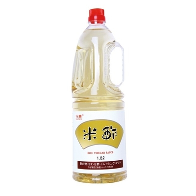 น้ำส้มสายชูข้าวซูชิหมักธรรมชาติในขวดแก้ว 500ml Soft Barrel 18L