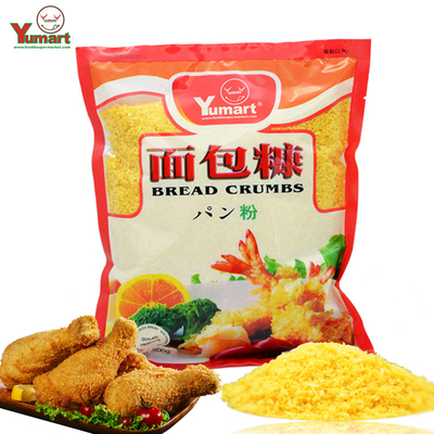Kosher Japanese ปันโก เกล็ดขนมปัง 12mm Frying Fish Beef Steak