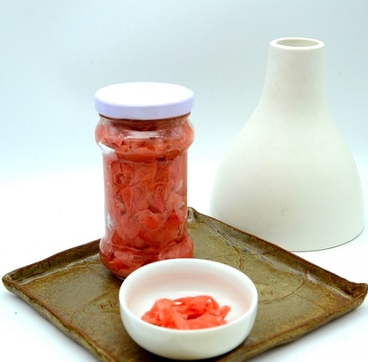 ขิงสดดองอินทรีย์ขิงหั่นบาง ๆ และสตริป 160g / Bottle