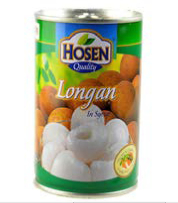 HACCP 567g ผลไม้ลำไยกระป๋องในน้ำเชื่อมสีขาวหรือน้ำนมขาว