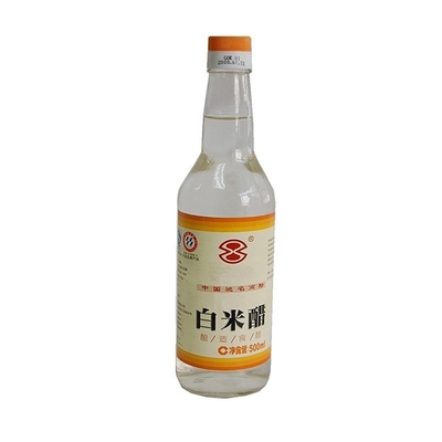 150ml 500ml ซูชิข้าวน้ำส้มสายชูของเหลวสีขาวขวดแก้วปลอดจีเอ็มโอ